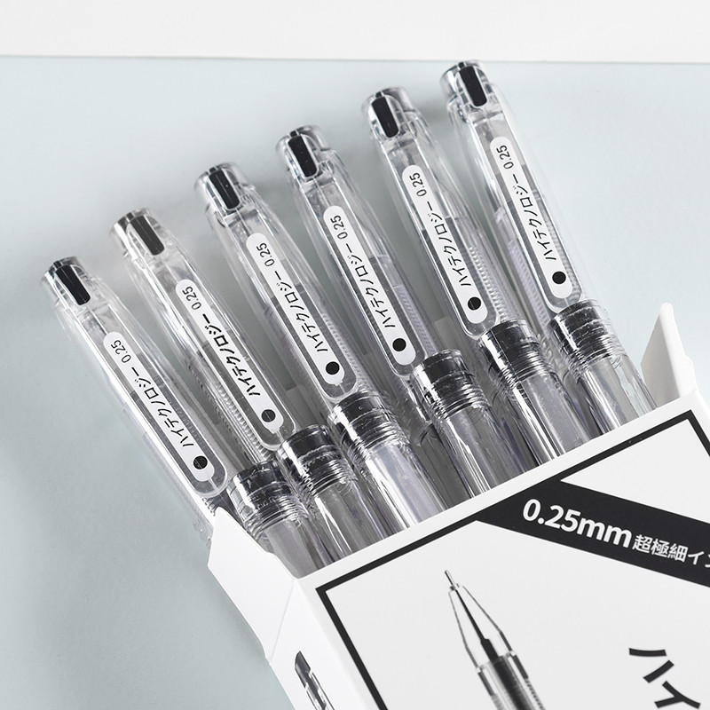 

Hyper Fine Point，0.25mm,0.3mm,0.4mm，Gel Ink Pen， Black Ink,Smooth Writing for Teachers Office & School Supplies