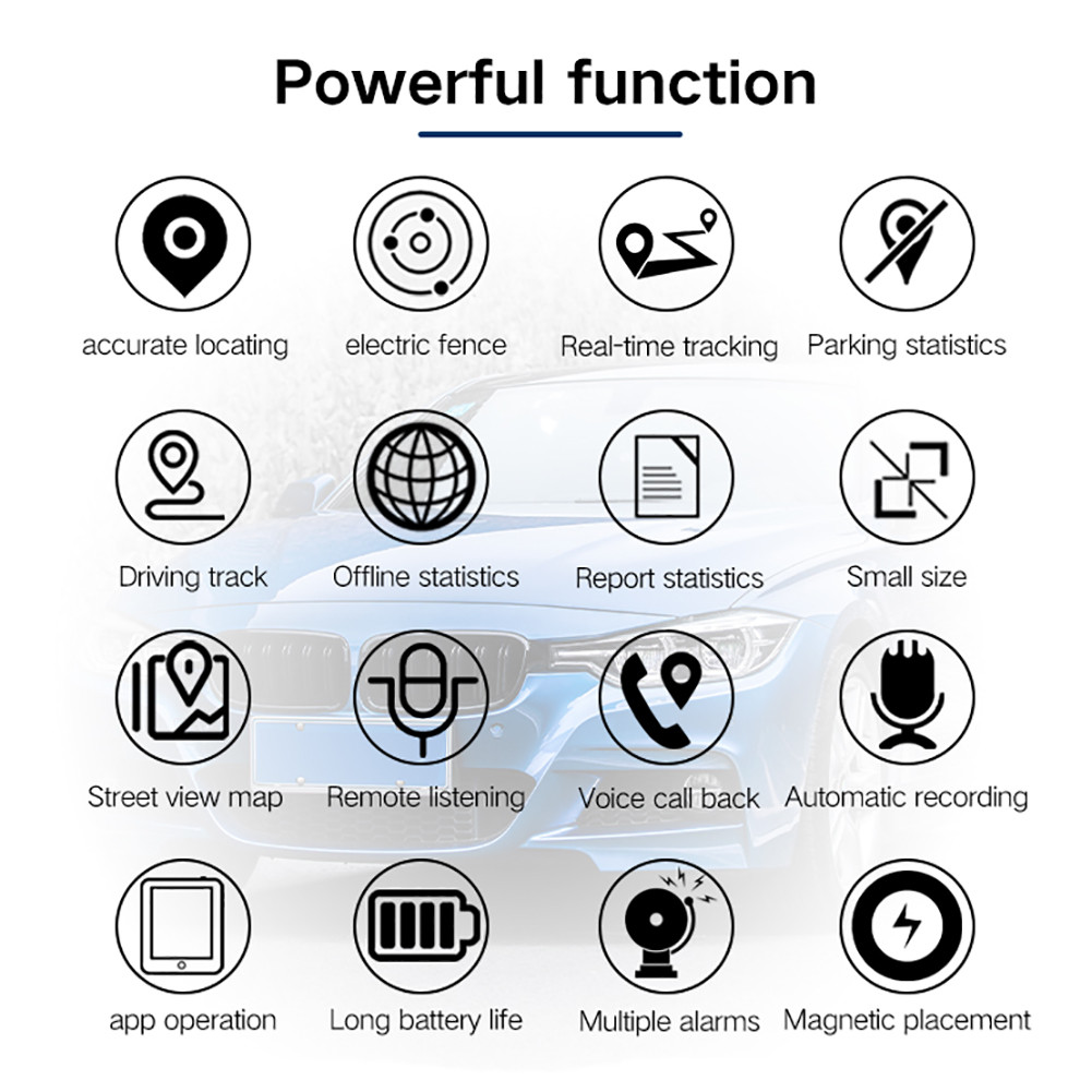 

Car Tracking Device Sensitive Children Anti-lost Device GSM GPS Wireless Locator Anti-theft Portable Positioner for Old Men Pets