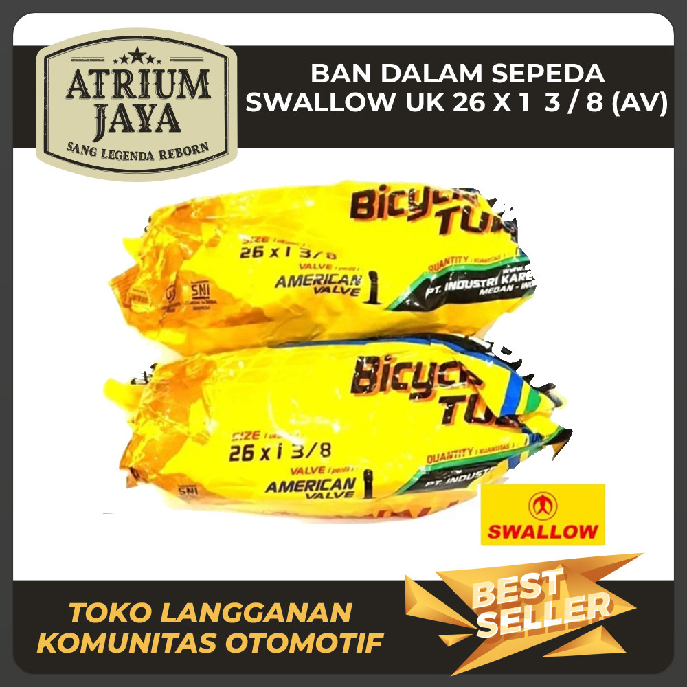 Ban Dalam Sepeda Swallow 26 X 1 3/8 Ban Dalem Sepeda 26 X 1 3 / 8