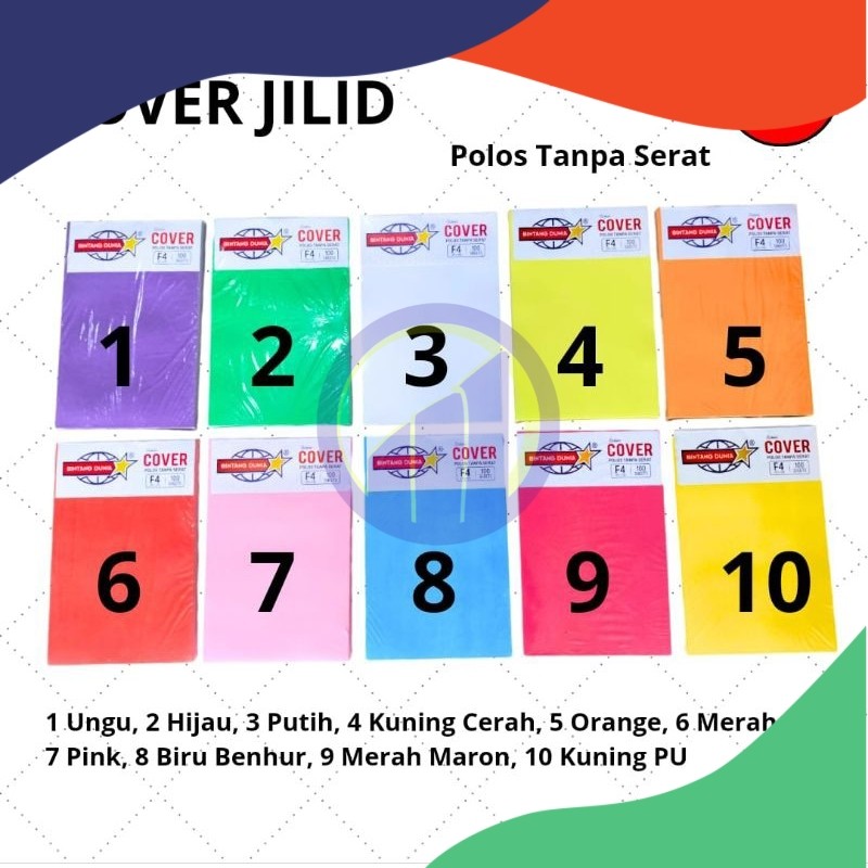 

(Pack) Kertas Bufallo Jilid Isi 100 Lembar
