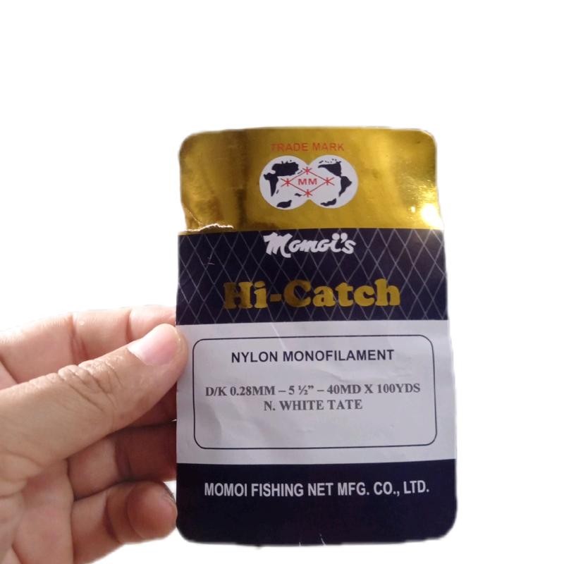Jaring Ikan Momoi 0.28 5.5 Inchi 40MD/100YDS Tate Jaring Ikan Bawal Pukat Ikan Momoi Jaring ikan Lau