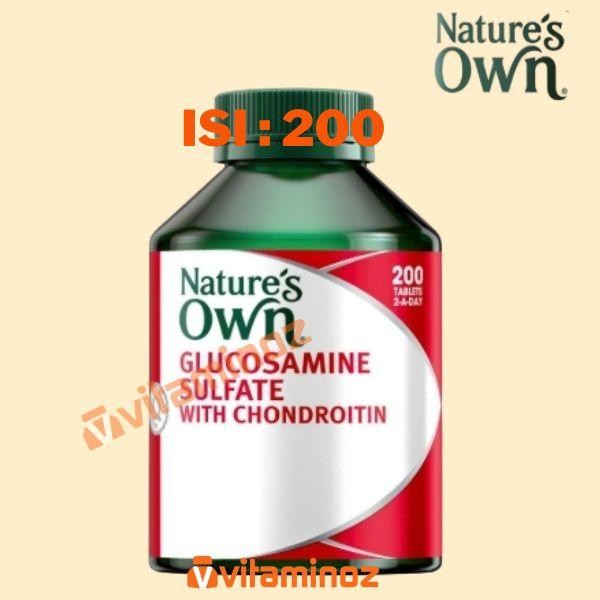 Nature's Own Glucosamine Sulfate 1500 with Chondroitin - 200 Tablet