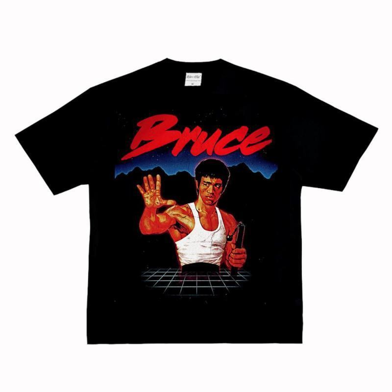 Bruce UFC Tshirt original produk Gaenius Baju distro kaos Pria kekinian Pakain pria 
