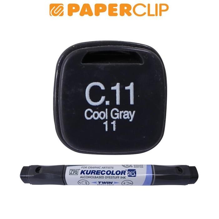 

SPIDOL / TWIN MARKER ZIG KURECOLOR KC-3000N GY - C.11 COOL GY11
