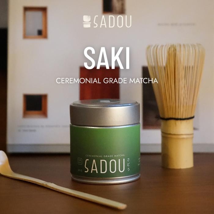 

Saki Ceremonial Grade Matcha Powder 30 g - Sadou Seicha - Tin Can