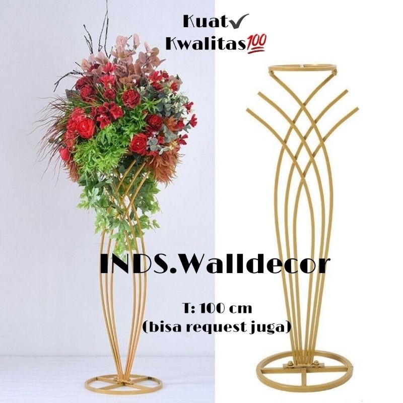 KP - CAGAK BUNGA, TIANG BUNGA, STANDING BUNGA DEKORASI PESTA / STANDING BUNGA DEKORASI WEDDING terba