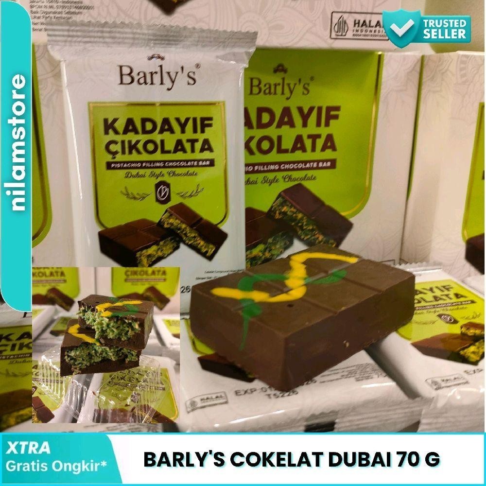 

1 Pcs Coklat Dubai Barlys - Pistachio Coklat