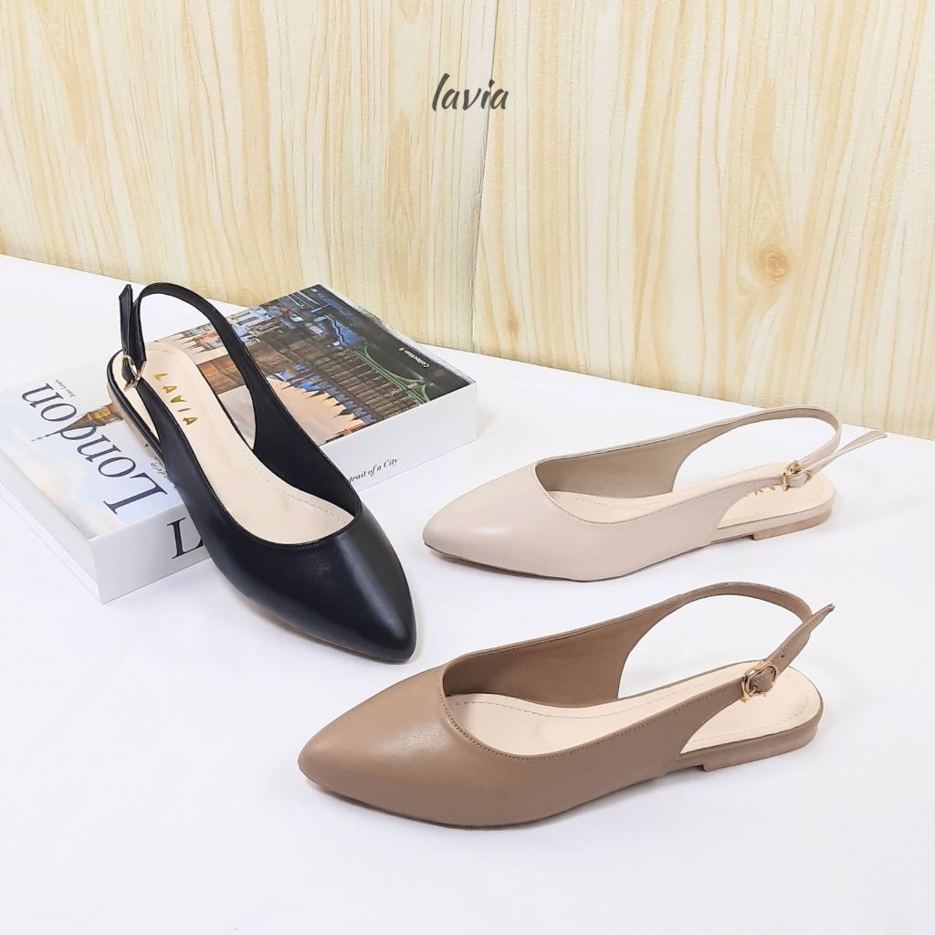 PROMO Lavia Aurelia Sepatu Balet Tali Wanita / Flat Shoes Tali Belakang