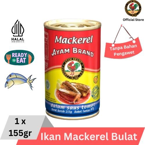 

[TERLARIS] Ayam Brand - Ikan Mackerel Kaleng Saus Tomat 155gr - 1 pcs[TERLARIS ]