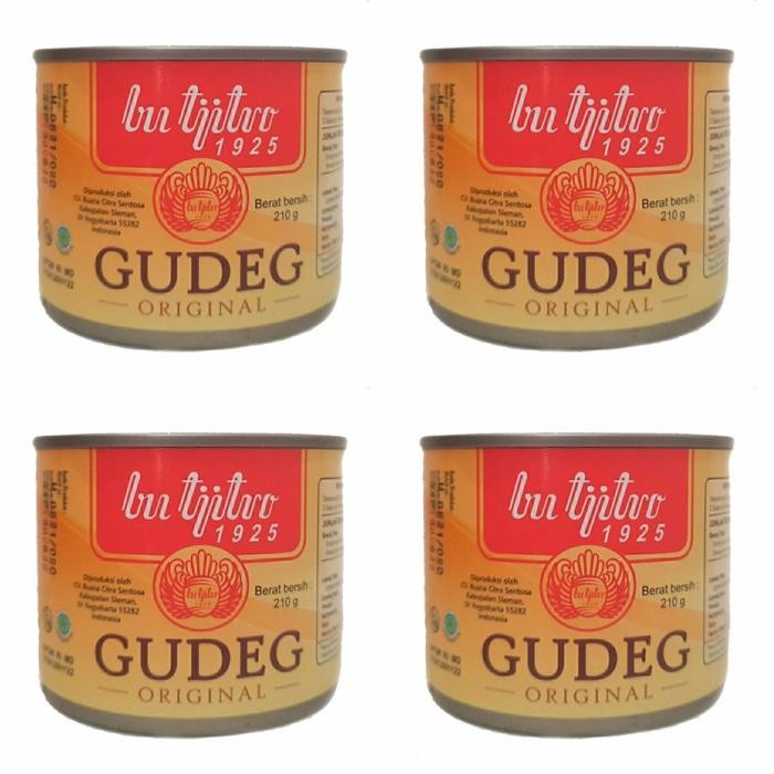 

[TERLARIS] Gudeg Kaleng Bu Tjitro Paket Hemat All Varian - Isi 4Pcs Special Promo - Original[TERLARIS ]