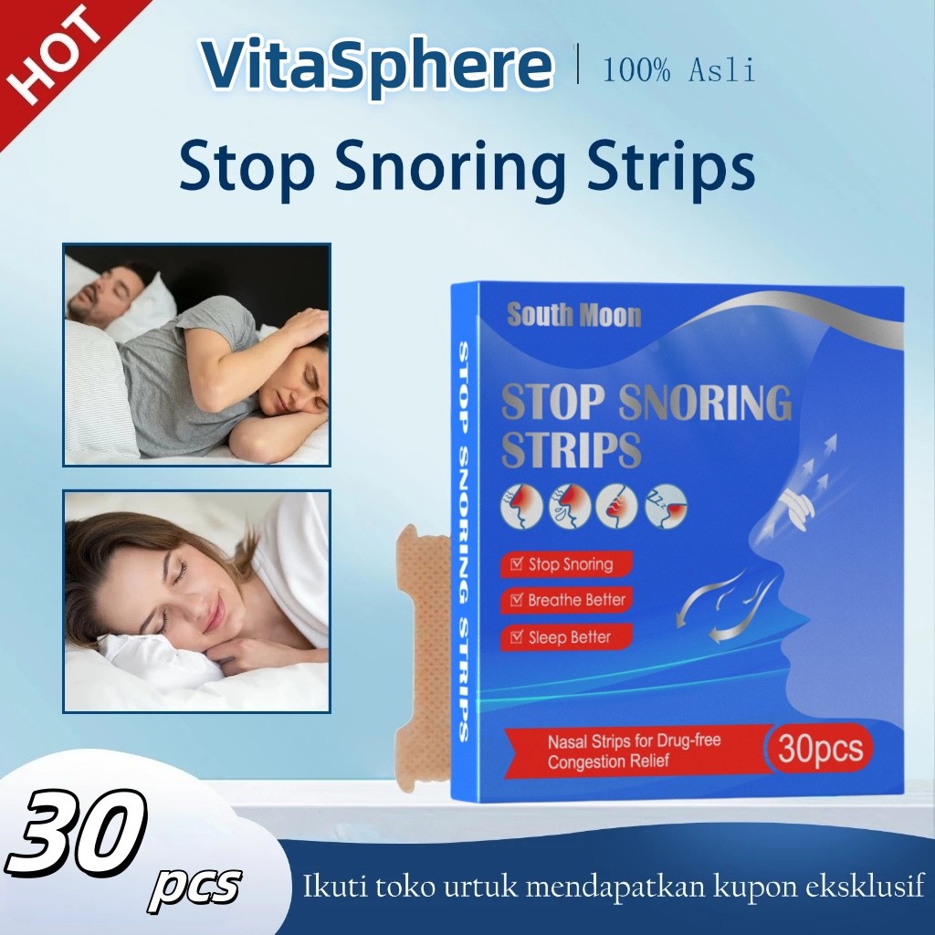 Nasal strip Plester Hidung L Nasal Strips Nose Strips Anti Dengkur Ngorok Nasal Plast Tape,Extra Str