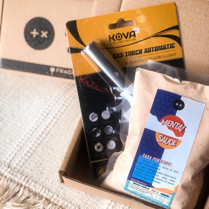 

[New Arrival] Paket Mentai Sauce 300gr + Blow Torch - Tidak Pedas, Single Tobiko