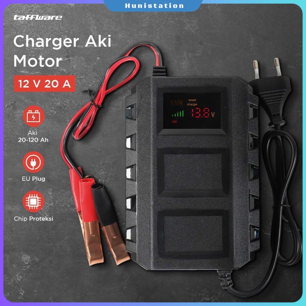 Taffware Charger Aki Mobil Intelligent Battery Charger 12V 20A - KC-20A