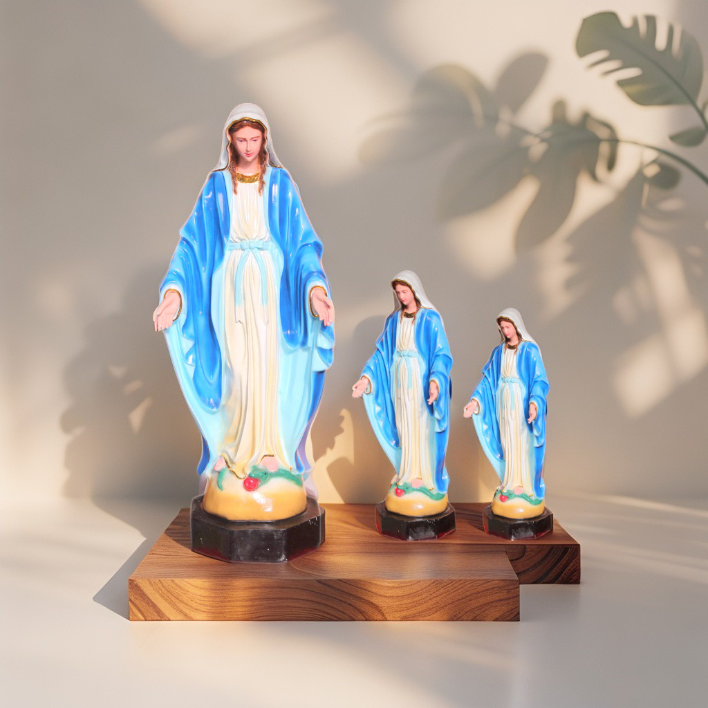 PATUNG BUNDA MARIA 80 CM / PATUNG MARIA TANGAN TERBUKA UKURAB BESAR