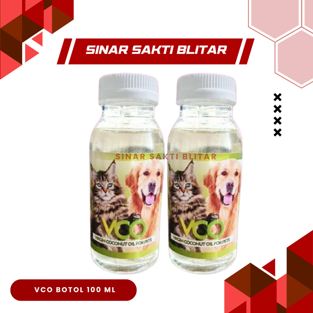VCO BOTOL 100 ML - Untuk Jamur Scabies Untuk Kucing Anjing Minyak VCO Virgin Coconut Oil