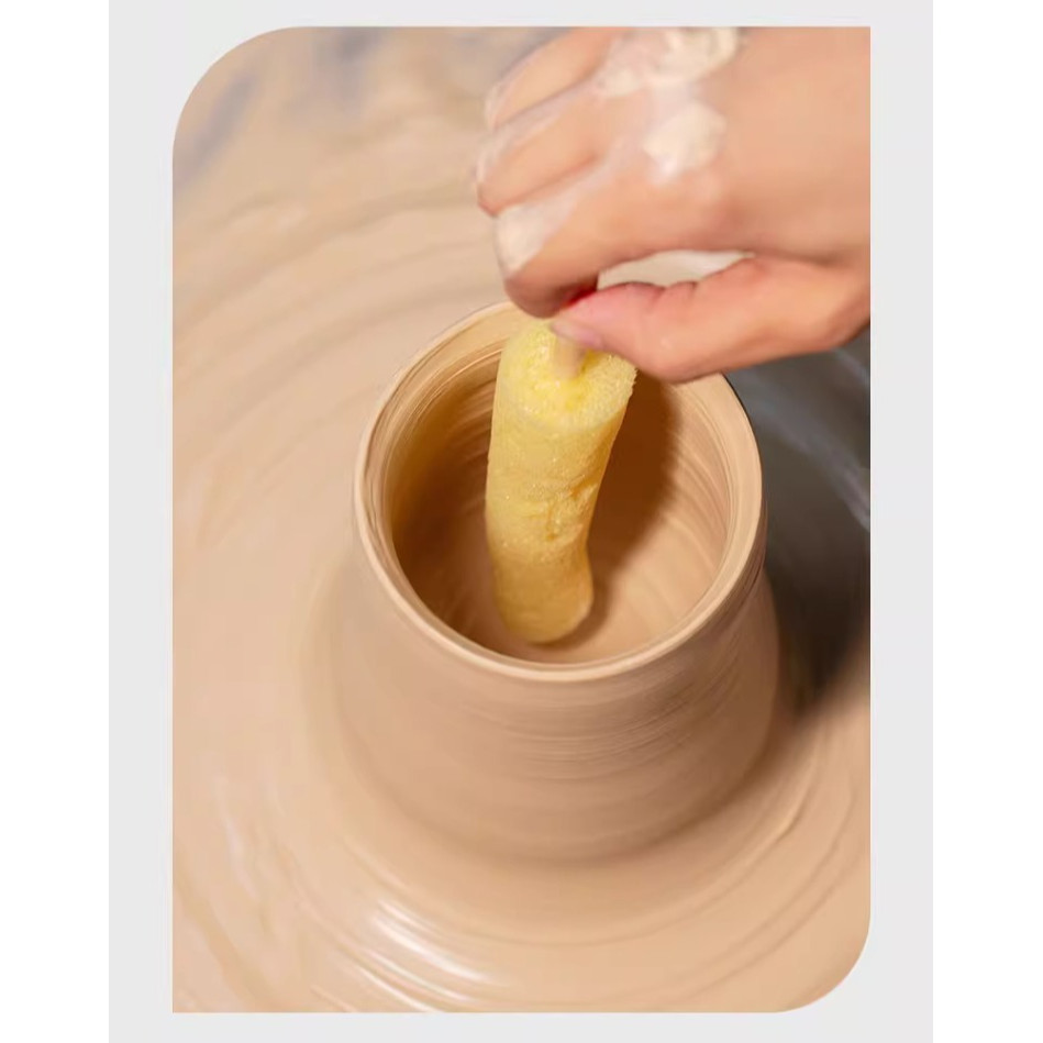 

Pottery Pull Blank Tool Long Strip Shape Waterabsorbing Sponge Stick DIY Ceramic Handicraft Blank Finishing Replenish Water Tool