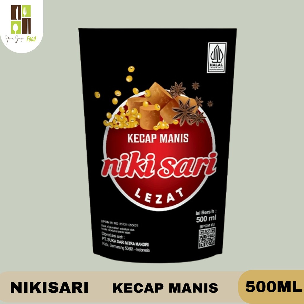 

Nikisari Kecap Manis Pouch 500ML / Nikisari Kecap Manis / Kecap Manis Lezat 500ML