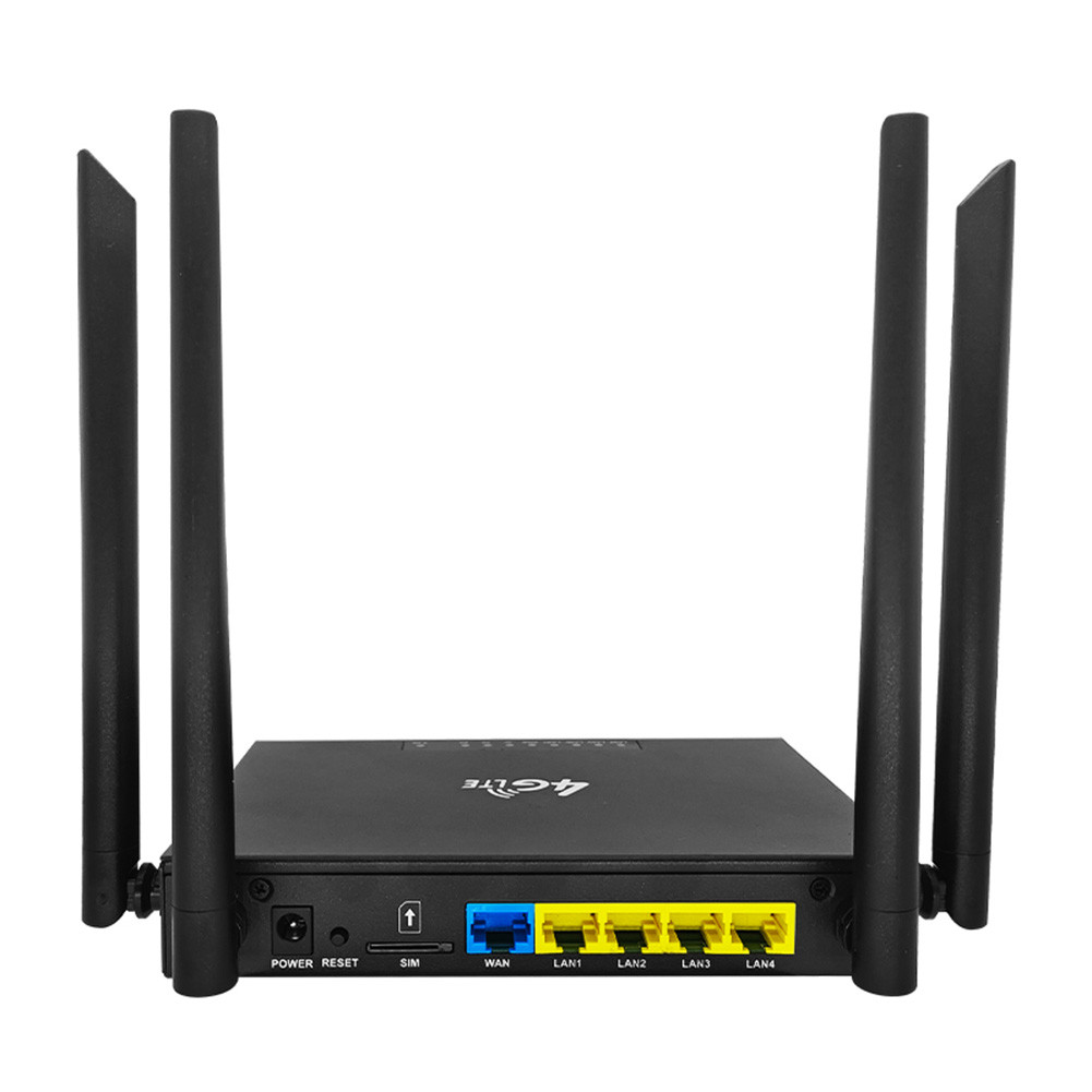 4G LTE WiFi Router with SIM Card Slot 4G LTE CPE Router with External Antennas 4G LTE CPE Router foe