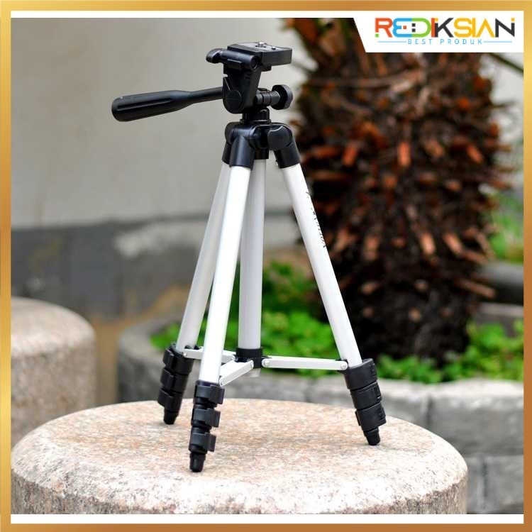 Tripod Kamera Telescopic 4 Section Pan Head 1M | Tripod Kamera Teleskopik 4 Bagian Kepala | Tripod K