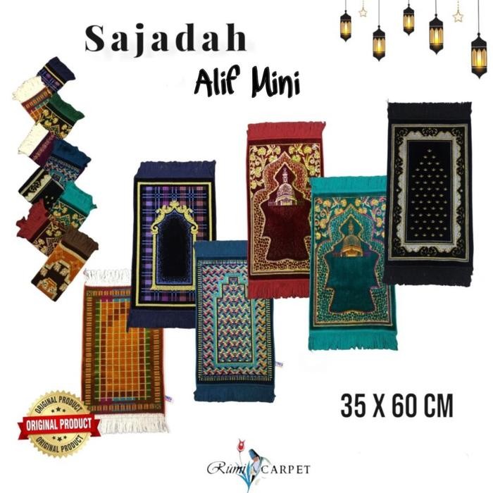 

^_^ Sajadah Sufi Mini 34x66cm - RANDOM V$