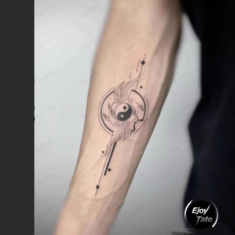 Stiker Tato Herbal Diva Jepang Kupu -kupu Bunga,Sticker henna tangan Colorfast  Abadi Simulasi Tahan