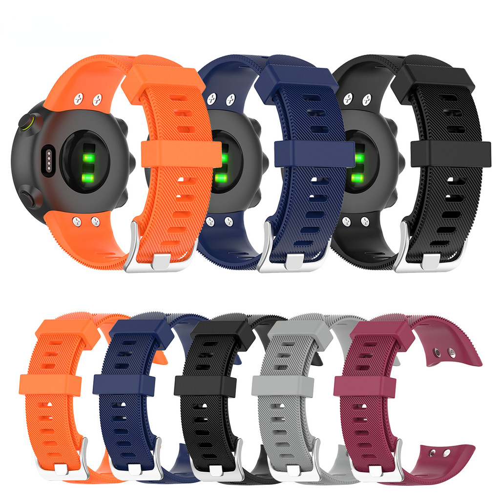 For Garmin Forerunner 45 swim 2 Sports Silicone Watch Strap Smart Watch Accessories For Garmin Forer