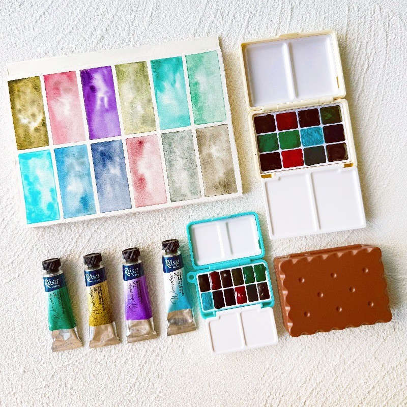 

10ml 12-color Master-grade Tubular Stratified Layering Watercolor Pigment Set Artist-level Art Supplies Hand-painting Pigments