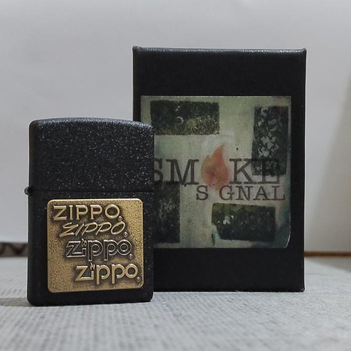 Zippo 362 Emblem Brass Original
