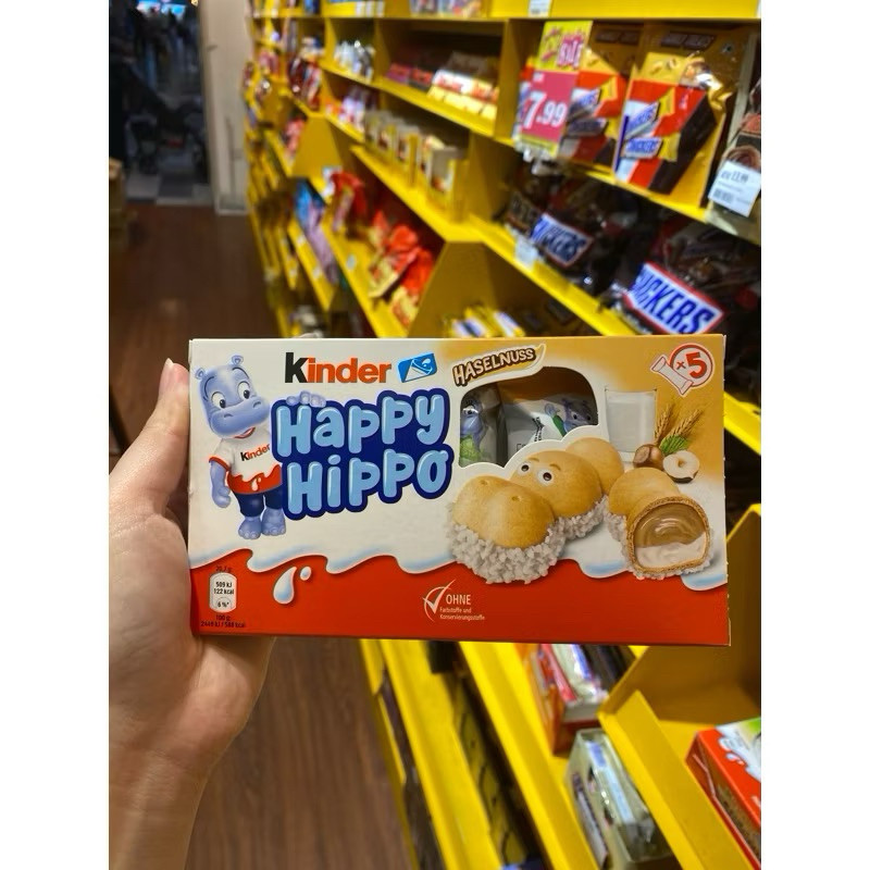 

Kinder happy hippo isi 5 pcs 103.5gr