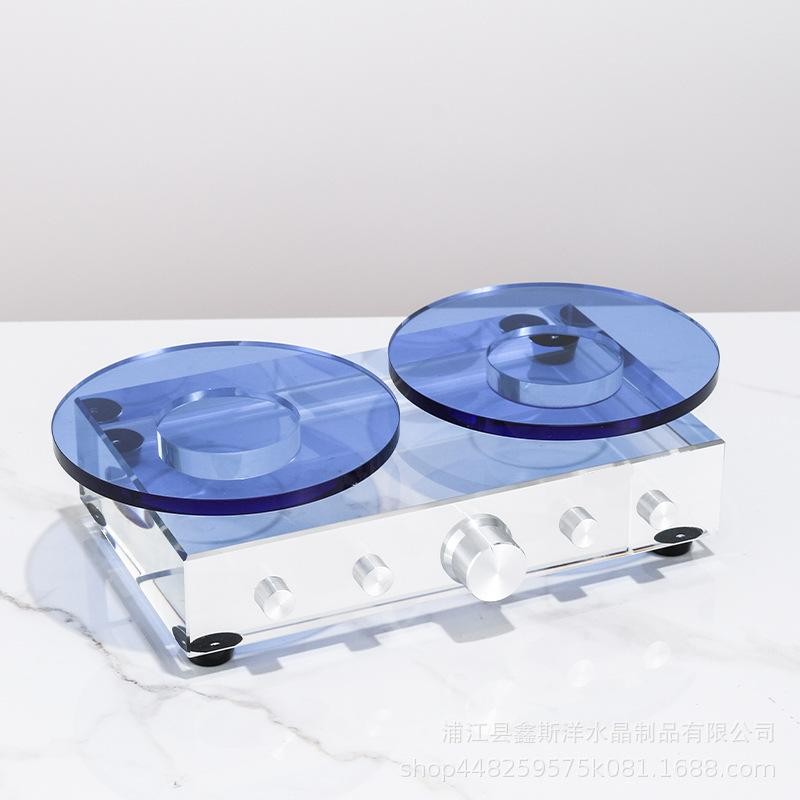 Pajangan Meja Art Decor Paradox Crystal Turntable Modern / Object Decorative  M65