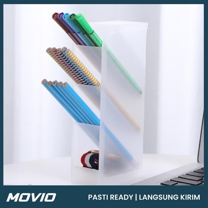 

Sale MOVIO Pen Holder - Tempat Alat Tulis Kantor / Rak Sekat Pulpen Pensil - Stand - White Tbk
