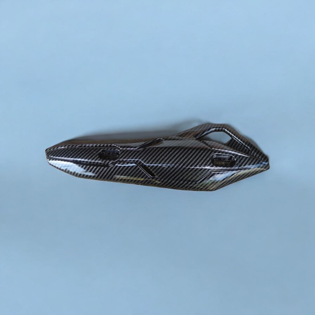 Black carbon Airblade Tutup knalpot Beat deluxe  All beat air blade Vario 125 150 New 2018 up varias