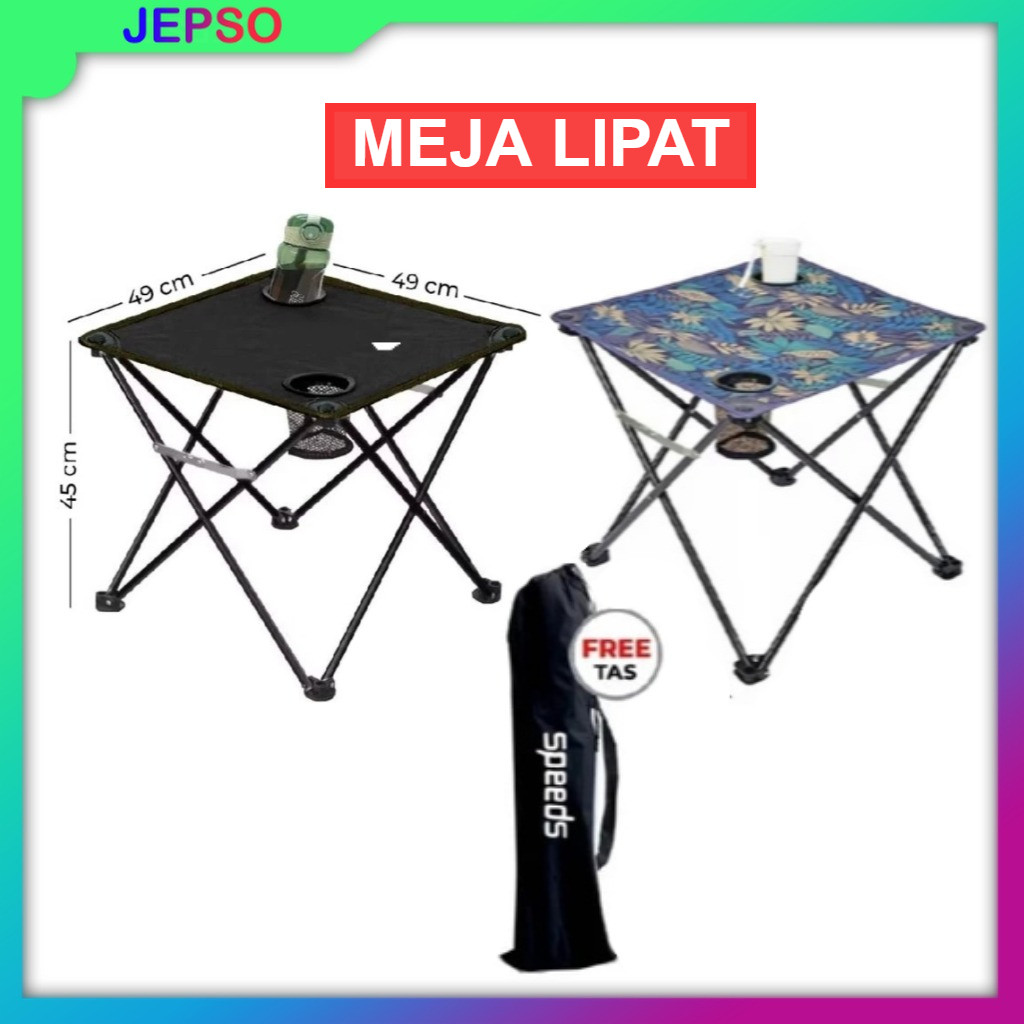 Meja Camping Outdoor Indoor Folding /   Meja Lipat Kain Portable / Meja camping / Meja Lipat Portabl