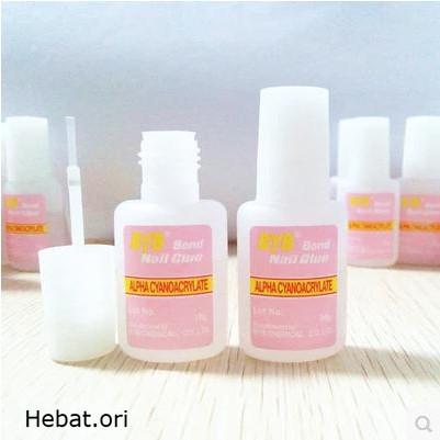 Lem Kuku Palsu Kuat BYB 10 Gram Pro'S Choice Glue Brush on ultra glue / lem kuku gel / lem kuku pals