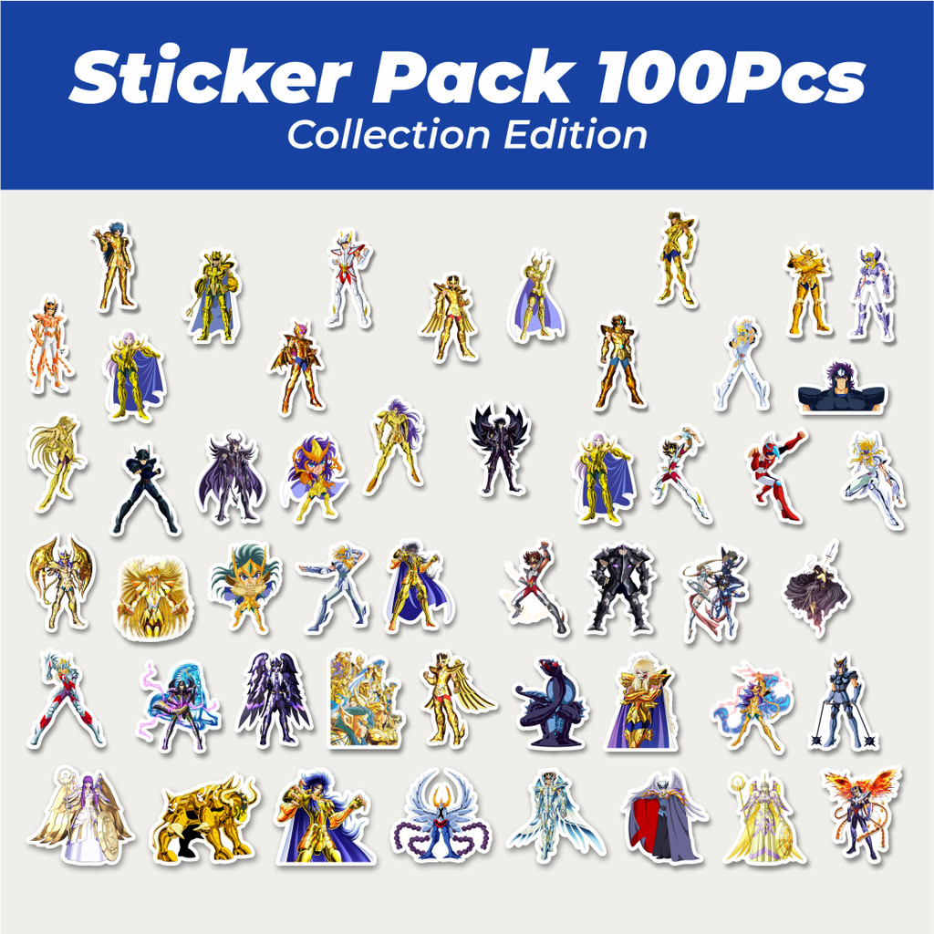 

Hot Stiker Anime Saint Seiya Character Mix 4 Lucu Anti Air Stikers Berperekat Waterproof Sticker Decal Buat Motor Helm Buku Journal Koper Casing HP Laptop Botol Minum