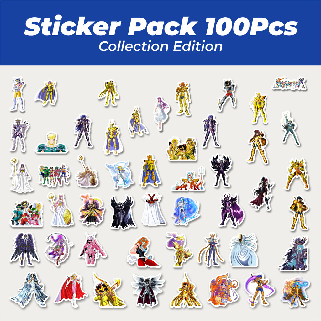 

Hot Stiker Anime Saint Seiya Character Mix 6 Lucu Anti Air Stikers Berperekat Waterproof Sticker Decal Buat Motor Helm Buku Journal Koper Casing HP Laptop Botol Minum