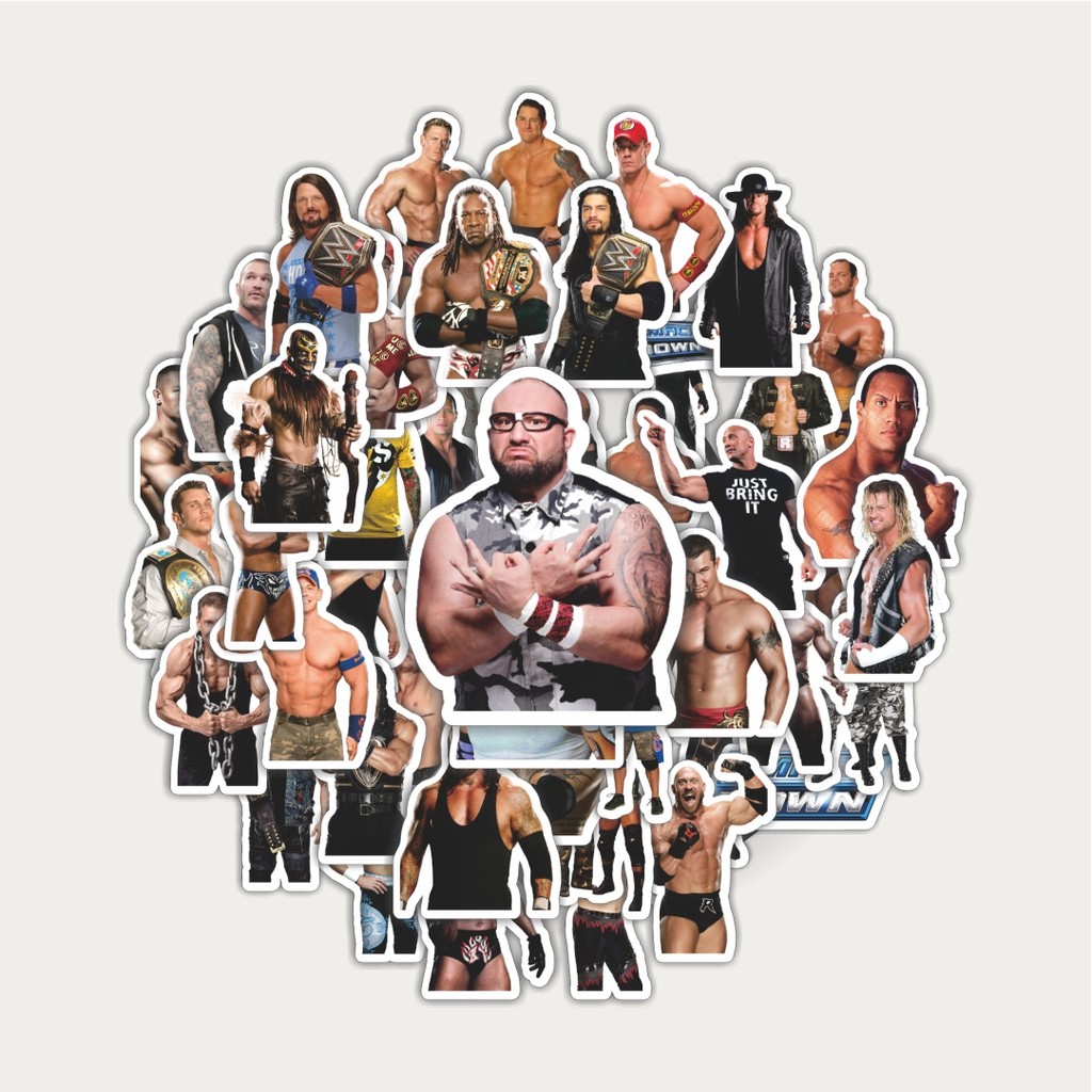 

Sticker Pack Stiker WWE SmackDown Series 1 | Sticker TUMBLR | Stiker LAPTOP KOPER HELM