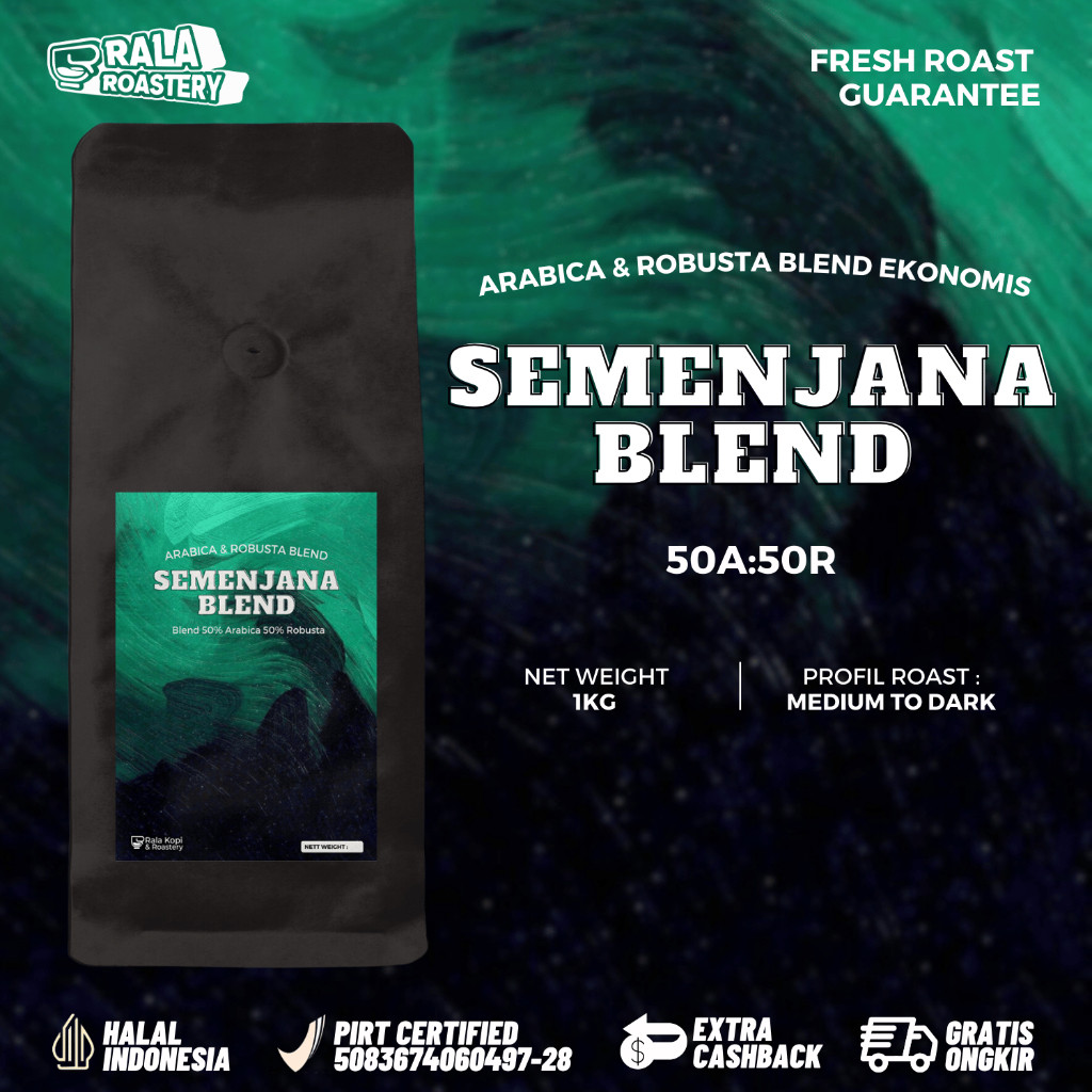 

House Blend Ekonomis Espresso - Arabica Fine Robusta 1 KG | Blend 1KG