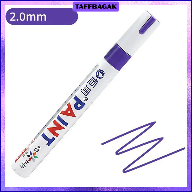 

Spidol Ban Permanen Waterproof Quick Dry Oil Base Marker 2mm - EC110