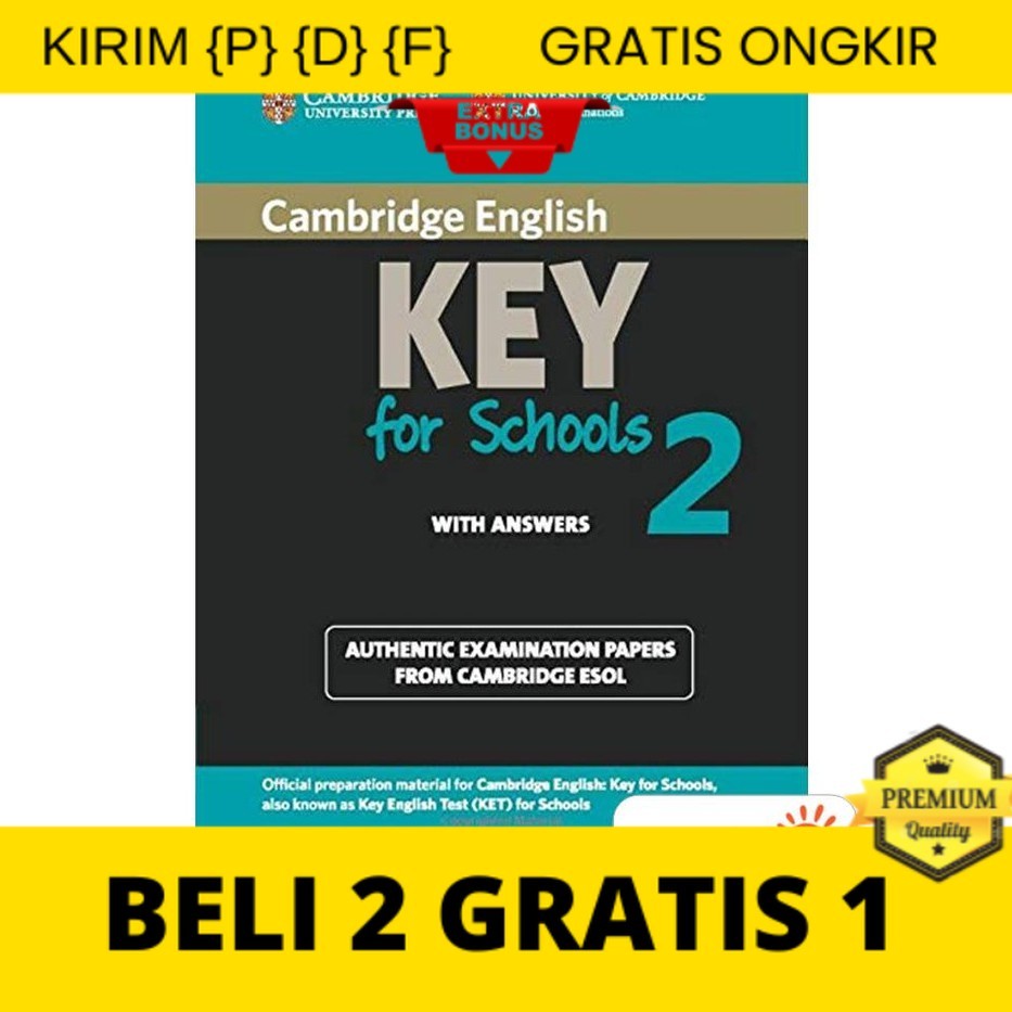 

{P} {D} {F} Cambridge English Key for School 2 -SB w/ Answer