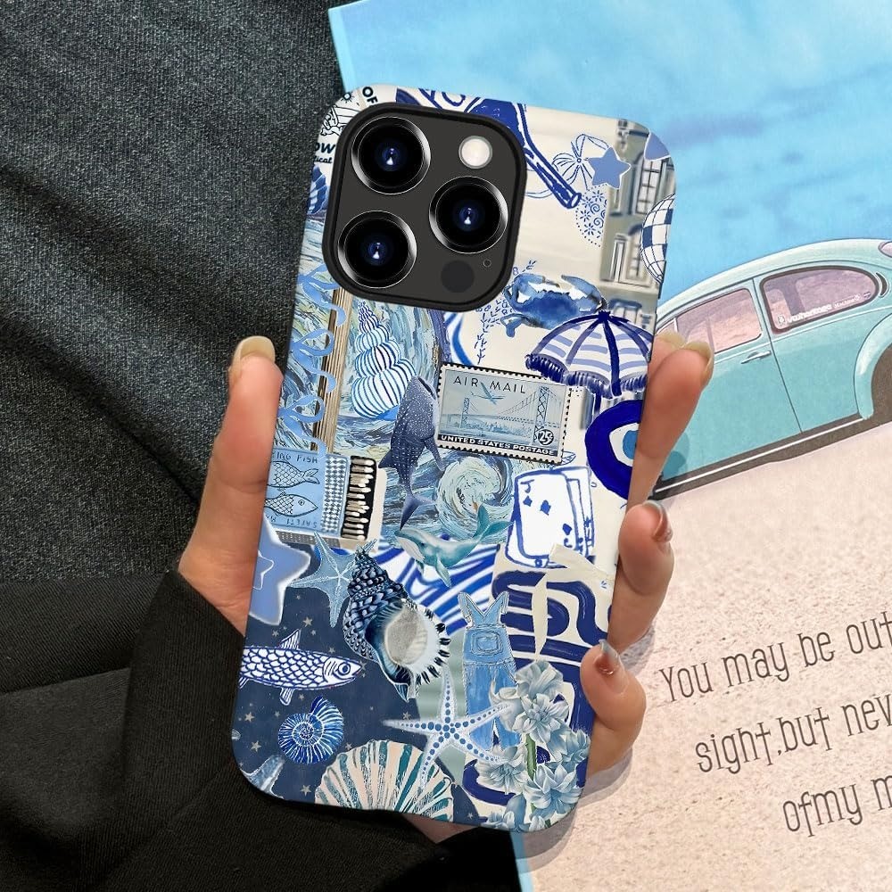 Blue Ocean Happy Element Graffiti Kasus Telepon Untuk INFINIX CC7 X650 X650B SPARK4 5pro KC8 AMON12 