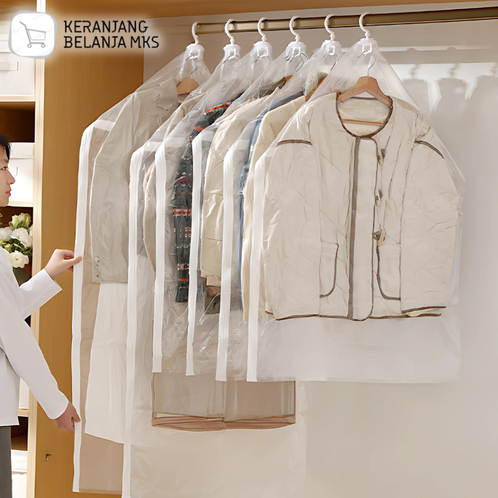 Plastik Vakum Gantung Pakaian Vacuum Compression Bag 1 PCS