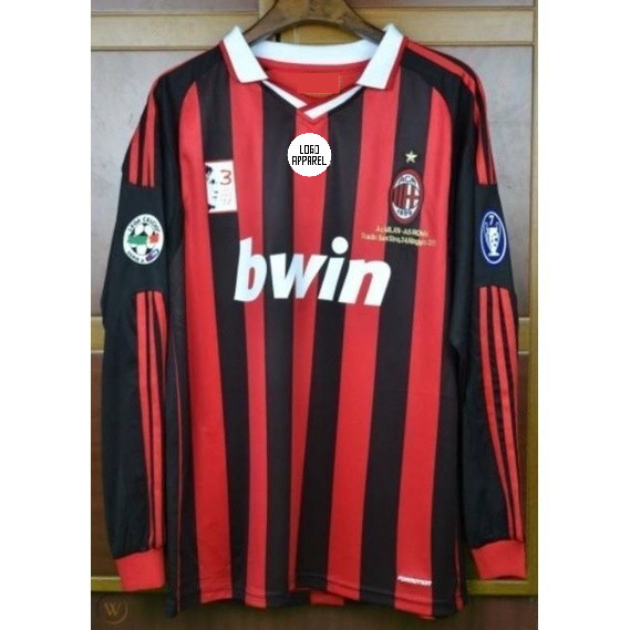 Jersey AC Milan 2009 Retro Free Nameset Full Printing
