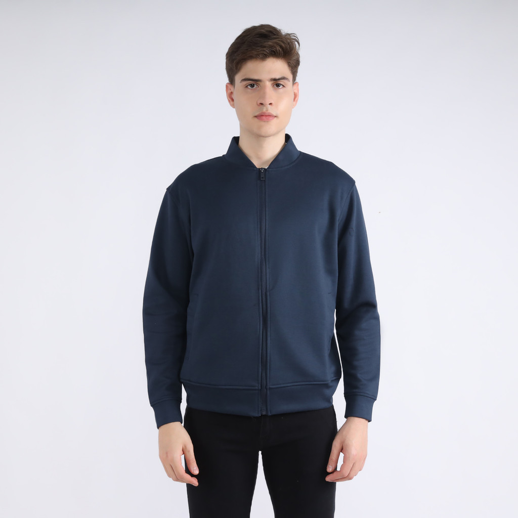 LARUSSO Flex Bomber Jacket - Navy