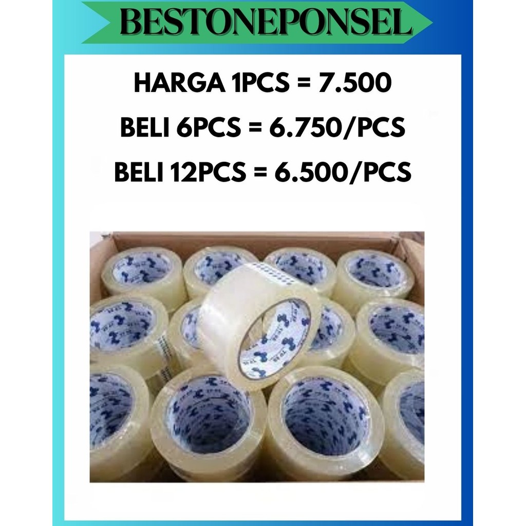 

BOP LAKBAN SELOTIP ISOLASI BENING / COKLAT TP88 MPI HOKITAPE 90 YARD 45MM BAGUS DAN TEBAL