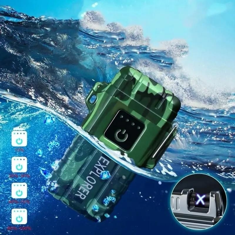 BISA COD Korek Api Elektrik Waterproof Anti Air Cas Usb Api Plasma JL317