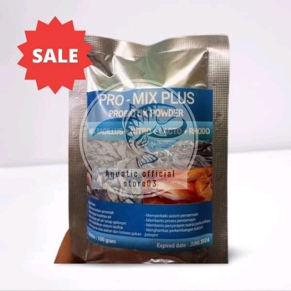 Probiotik promix plus 100 gram / probiotik promix / probiotik bioflok / probiotik kolam bioflok / pr