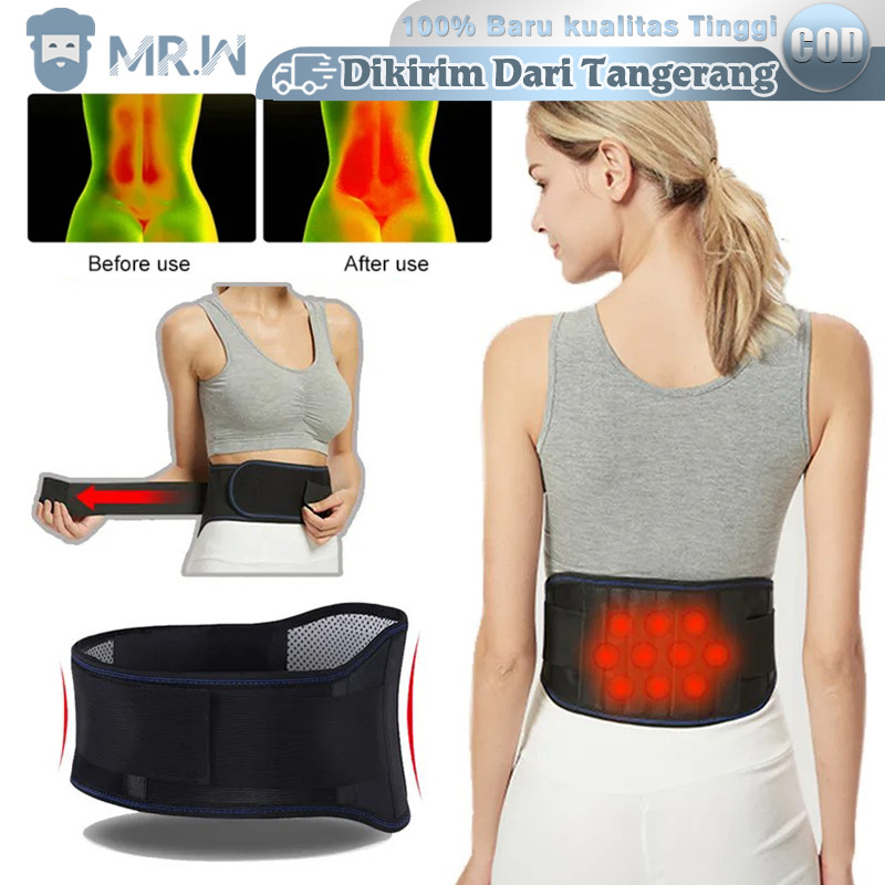 Sabuk Terapi Pemanas Pinggang Sabuk Terapi Pinggang Korset Pinggang Saraf Kejepit Tourmalin Sabuk Te