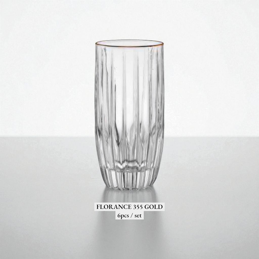 Gelas Whisky 3OTOL - FLORENCE 355 GOLD