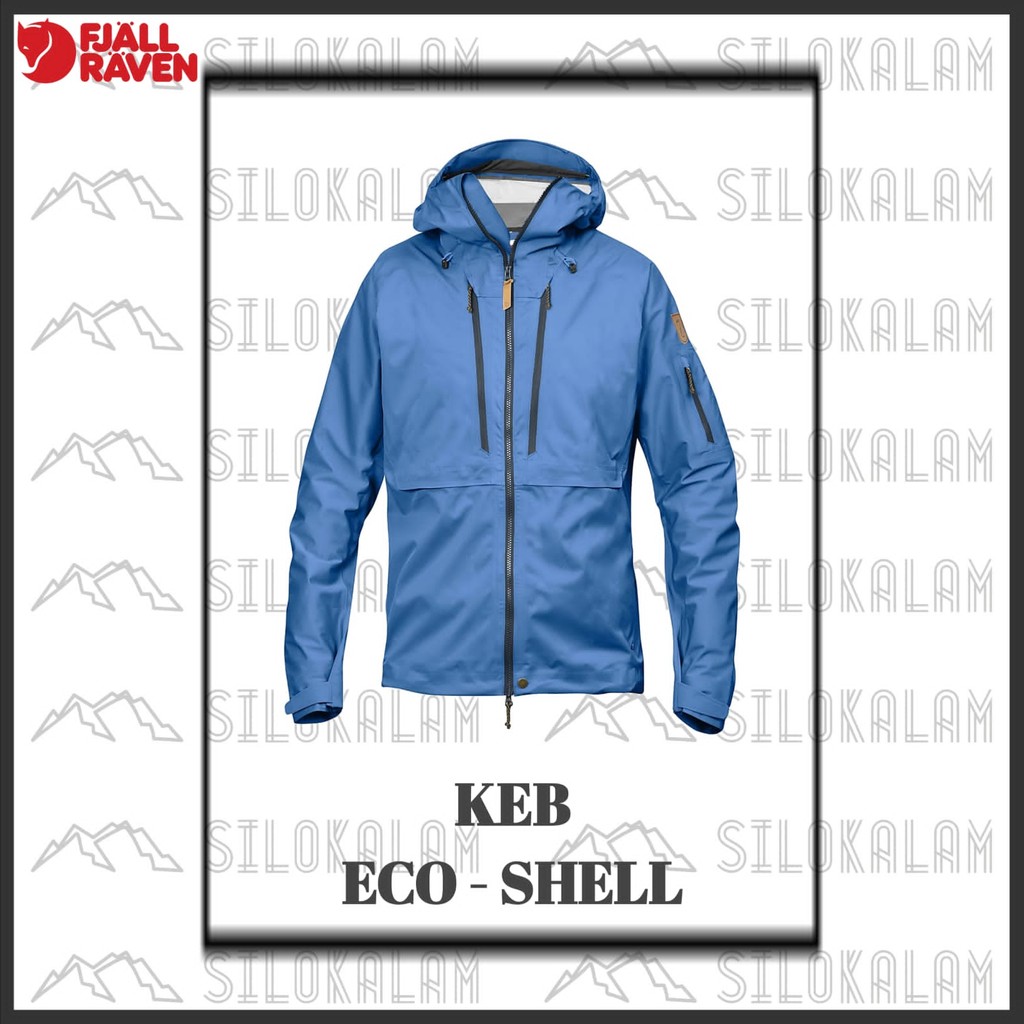 JAKET FJALLRAVEN KEB ECO SHELL JACKET ORIGINAL